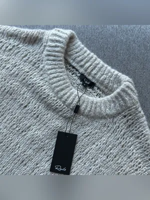 NWT Rails Reagan Chunky Sweater in Oat Small thumbnail 4