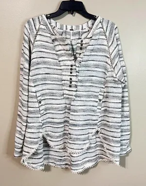 Free People‎ XS long sleeve blouse thumbnail 1
