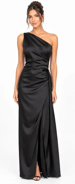 Lulus Black Sleeveless Spaghetti Strap Midi Dress Size M thumbnail 1