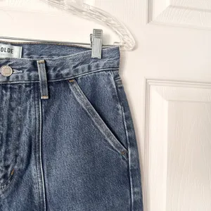 AGOLDE Cooper Cargo Denim Jeans A9120 Revolution Dark Wash 26 thumbnail 6
