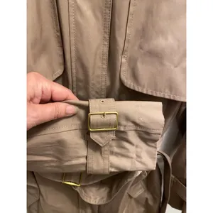 Cole Haan Belted Trench Coat Women Small Taupe Khaki Water Resistant Jacket NWOT thumbnail 5