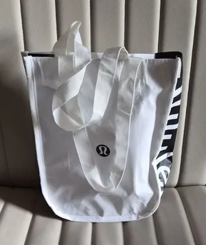Lululemon Black & White Tote Bag thumbnail 1