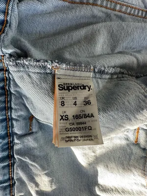 Super dry Distressed Denim Jacket  thumbnail 3
