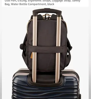Bien Mini Manhattan Smart Backpack Travel Laptop Tablet Black Multi Compartment thumbnail 1