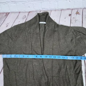 Pink‎ Clover Green Long Sleeve Open Front Cardigan S thumbnail 6