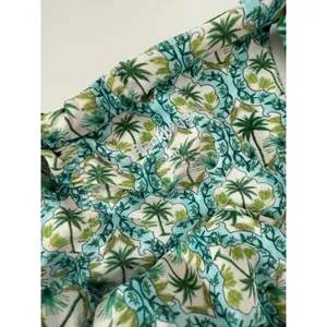 Blackbough Swim Palmera Giana Ruched Cheeky Bikini Bottom Size M NWOT High Leg thumbnail 6
