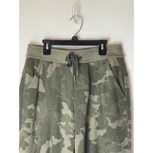 Prana Sage Green Camo Hemp‎ Blend Cozy Up Ankle Pants Joggers Size XS thumbnail 5