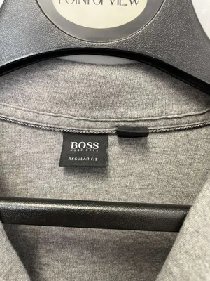Hugo Boss Gray Pullover Quarter Zip Sweater thumbnail 3