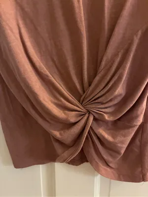 Altar'd State Elevated Studio Lightweight Tee in Rust Brown thumbnail 3