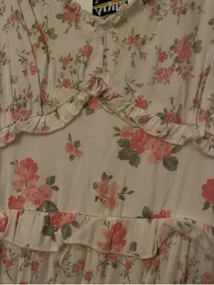 Arula GORGEOUS Skylar Floral Pink Roses Maxi Dress NWT 1X thumbnail 5