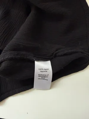 Maurices Studded Gauzy Swing Tank Top Solid Black Cami Boho thumbnail 10