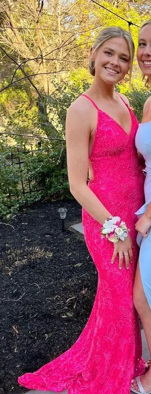 Pink Prom Dress Size 6 thumbnail 2
