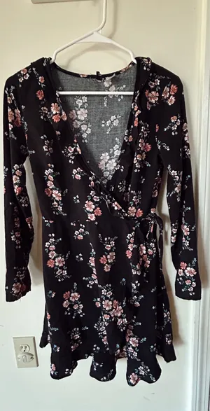 H&M Floral Long Sleeve Dress thumbnail 5