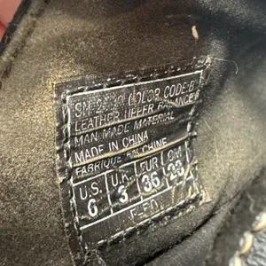 Vintage Y2K Skechers Black Leather Chunky Platform Slide Sandals Size 6 Grunge thumbnail 10