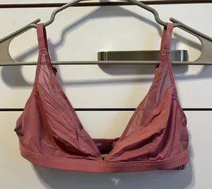 Parade Pink Triangle Mesh Bralette thumbnail 1