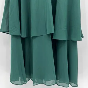 Lulus‎ Celebration Time Emerald Green Sleeveless Tiered Midi Dress Size XS thumbnail 8