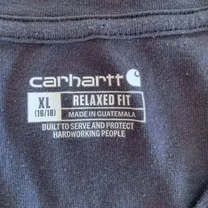 Carhartt Womens XL Gray Long Sleeve V Neck‎ TShirt Relaxed Fit Workwear Gorpcore thumbnail 2