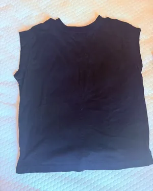 Classic Black Women's Cap-Sleeve Top thumbnail 1