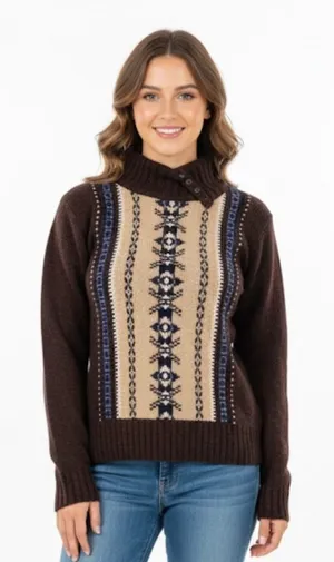 VINTAGE sweater size small Brown thumbnail 1