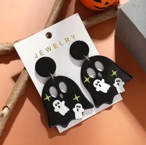 Boutique Ghost earrings with a spooky vibe #halloween #spooky thumbnail 1