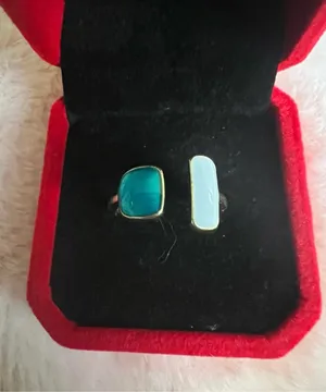 Gorgeous Golden Gemstone Adjustable Ring Size 7 thumbnail 1