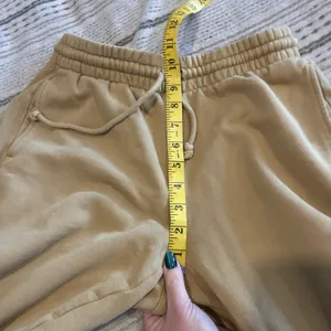 Tna Sweatpants Womens Small Beige COZYAF Fleece Jogger Elastic Waist Lounge thumbnail 4