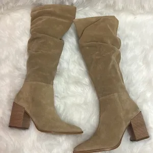 Steve Madden Haimi Suede Boots.‎ Women's Size 6.5M, Tan NEW MSRP $170 B65 thumbnail 10