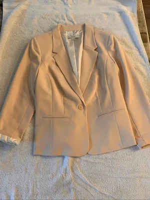 NWT Kensie Long Sleeve Blazer Light Pink Size M thumbnail 14