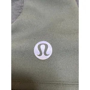 Lululemon Women's Green Racerback High Neck Yoga Athletic Sports Bra Crop Top 4 thumbnail 3