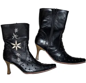 El Canelo Black Cowgirl Boots thumbnail 1