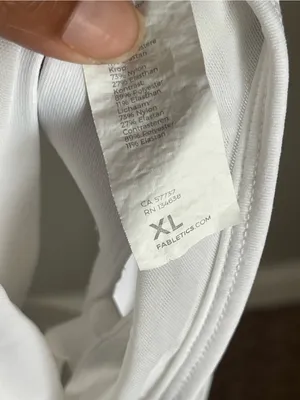 FABLETICS White Faye High Impact Cross Back Sports Bra Sz XL thumbnail 8
