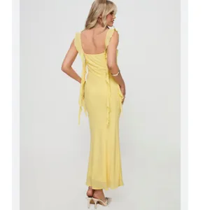 Princess Polly Lanai Maxi Dress Lemon New! thumbnail 5