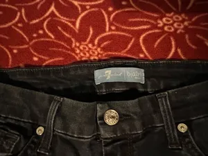7 For All Mankind Regular Straight Denim Jeans Dark Wash 5-Pocket thumbnail 2