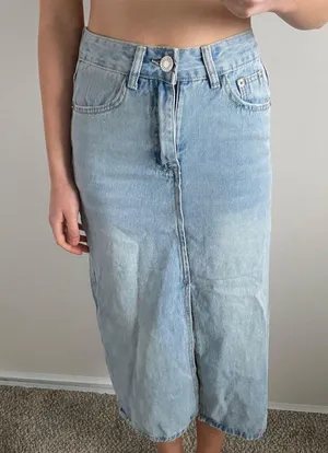 Amazon Denim Midi Skirt thumbnail 1