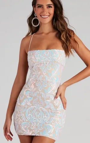 Sequin Mini Dress thumbnail 1