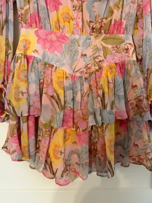 Olivaceous Floral Dress thumbnail 4