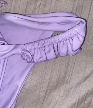 pastel purple bathing suit bottoms Size M thumbnail 3