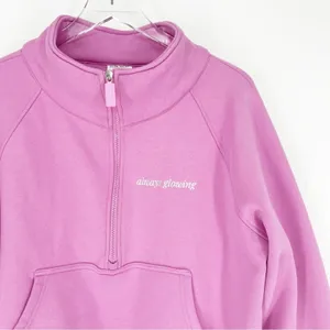 Glow‎ Recipe 1/2 Zip Sweatshirt L Pink thumbnail 3