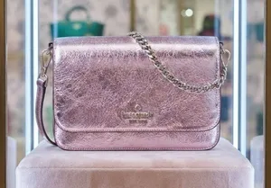 NWT Kate Spade Madison Metallic Willow Mini Flap Crossbody Bag thumbnail 1