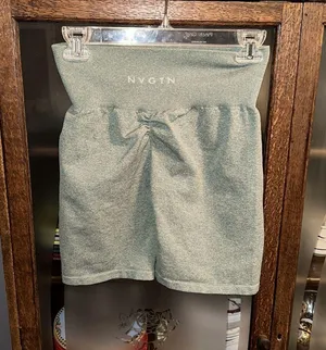 NVGTN Green Biker Shorts thumbnail 3
