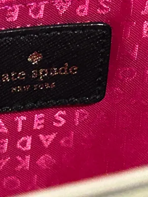kate spade Black and Cream Striped Tote see pics for flaws on cream section thumbnail 10