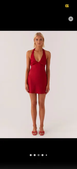 Peppermayo Mini Dress red heavy hearted  thumbnail 3
