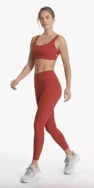 Vuori Stride Leggings XS Poppy Red‎ High Rise Athletic Yoga Workout Pants NWOT thumbnail 1