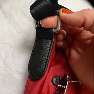 DKNY Gia Red with Black Strap Nylon Crossbody bag thumbnail 11