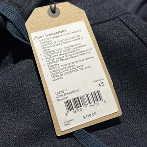 NWT Prana Women's Ziller Wool Blend Sweatshirt Hoodie with Corded Hem Oversized thumbnail 7