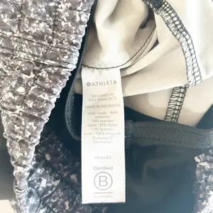 Athleta Womens Printed Mesh Racer Run‎ 4" Speckle Athletic Running Shorts XXS thumbnail 4