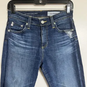 AG-ED Adriano Goldschmied Size 25R The Farrah High Rise‎ Skinny Ankle Jeans thumbnail 2