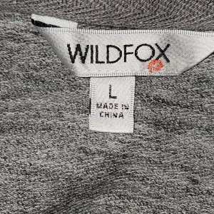 Wildfox Womens Gray Pour Favor Wine‎ Sweatshirt Large thumbnail 3