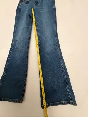Wrangler Retro Womens Medium Wash High Rise Bootcut Stretch Jeans Sz 31x36(A894) thumbnail 5