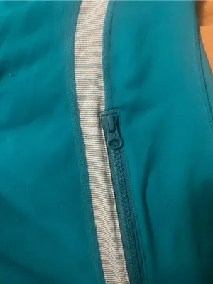 Lululemon Teal Define Jacket with Reflective Stripes thumbnail 12